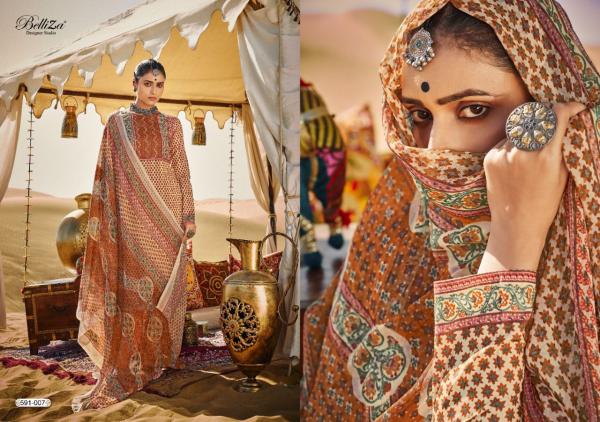 Belliza Queen Of Desert Fancy Cotton Digital Printed Dress Materials 